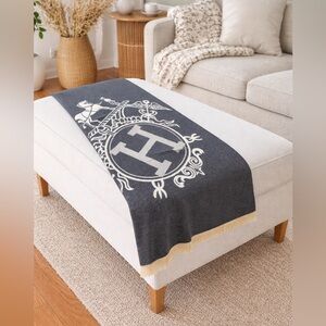 Oversized Reversible Cashmere Feel Blanket Scarf 74” | Luxe Shawl Wrap Poncho